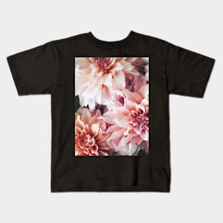 Flowers print, Pink, Pastel, Fashion print, Scandinavian art, Modern art, Wall art, Print, Minimalistic, Modern Kids T-Shirt